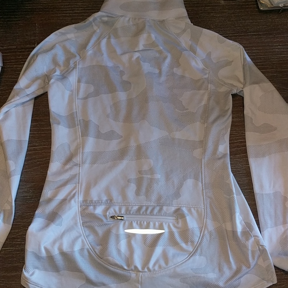 Under Armour White camo Half zip